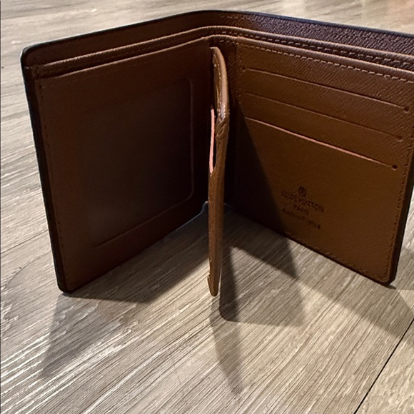 Louis Vuitton Black and Gold Monogram Wallet and Card Holder - Picture 3 of 8